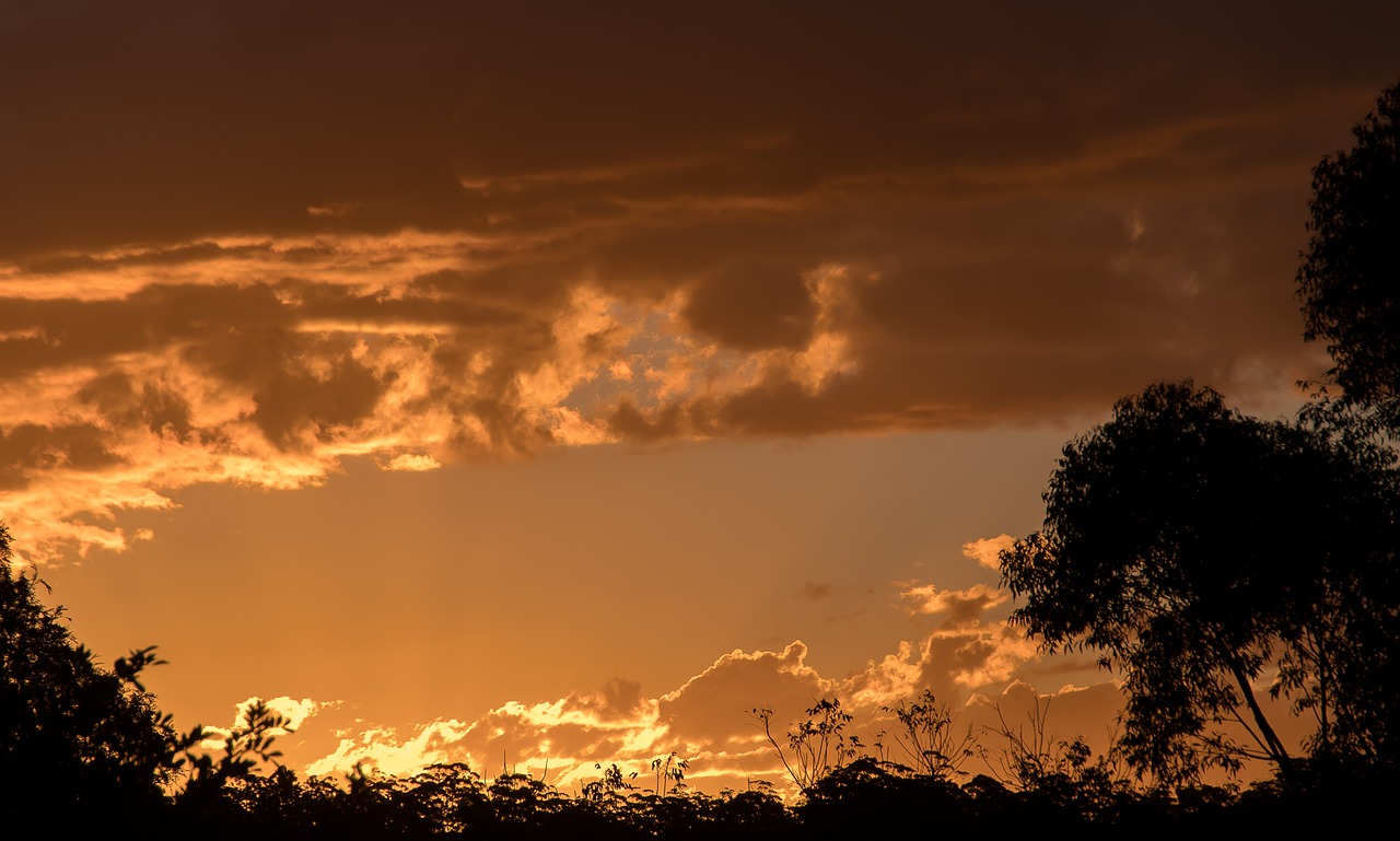Saulėlydžio,  Dangus,  Debesys,  Orų,  Pilka,  Auksas,  Cloudscape,  Horizontas,  Australija, Nemokamos Nuotraukos