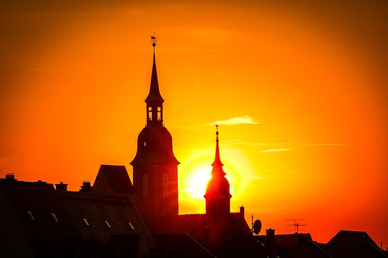 Saulėlydžio,  Miestas,  Siluetas,  Architektūra,  Prieblanda,  Skyline,  Twilight,  Downtown,  Istorinis,  Raudona