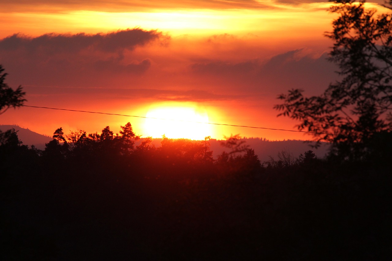 Saulėlydis, Dangus, Saulė, Vakarinis Dangus, Gamta, Besileidžianti Saulė, Afterglow, Abendstimmung, Kraštovaizdis, Debesys