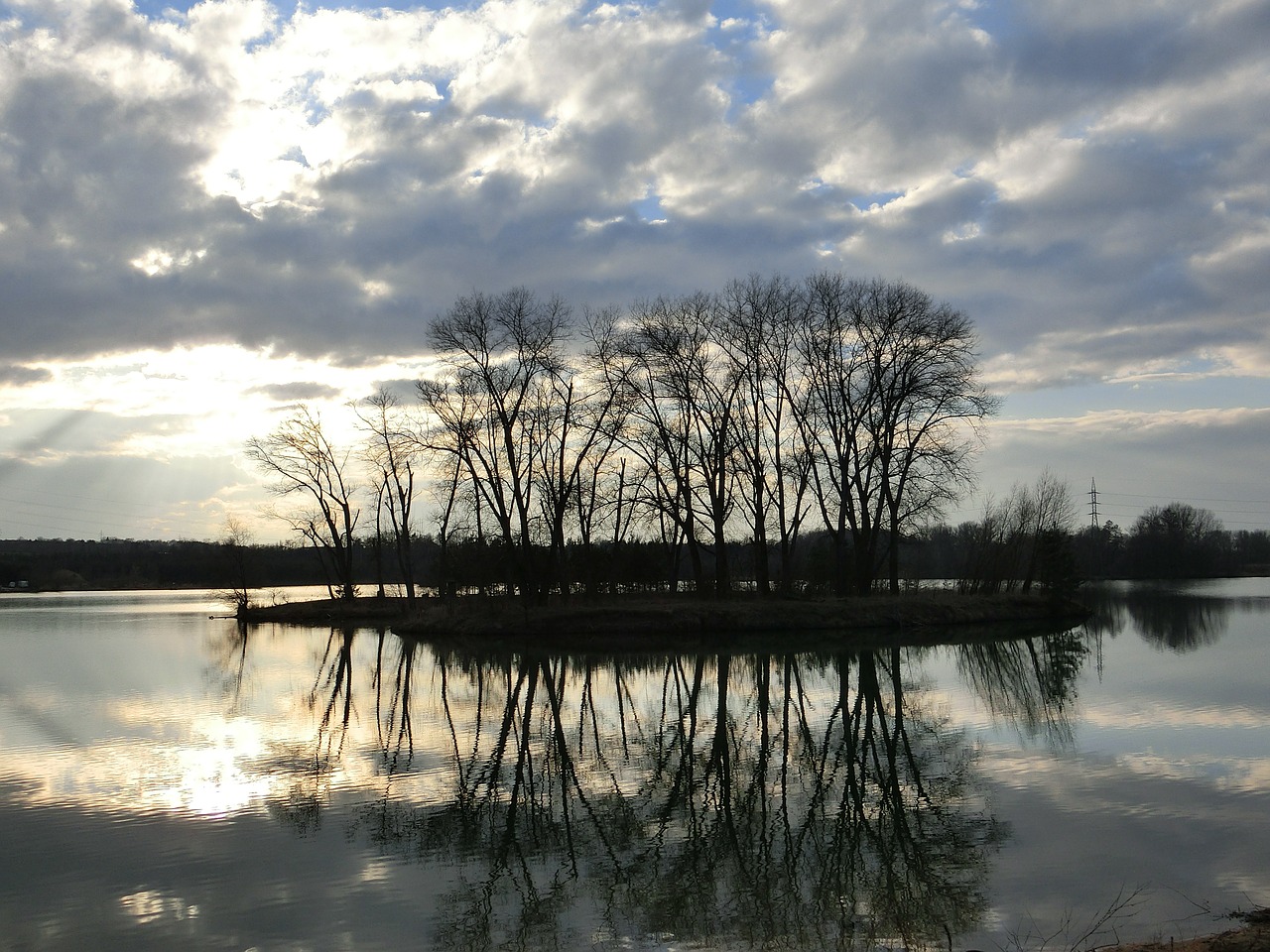 Saulėlydis, Sala, Debesys, Vanduo, Dangus, Abendstimmung, Nemokamos Nuotraukos,  Nemokama Licenzija