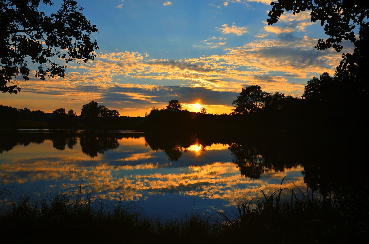 Saulėlydis, Afterglow, Abendstimmung, Debesys, Vakarinis Dangus, Dangus, Kraštovaizdis, Dusk, Romantiškas, Oro Temperamentas