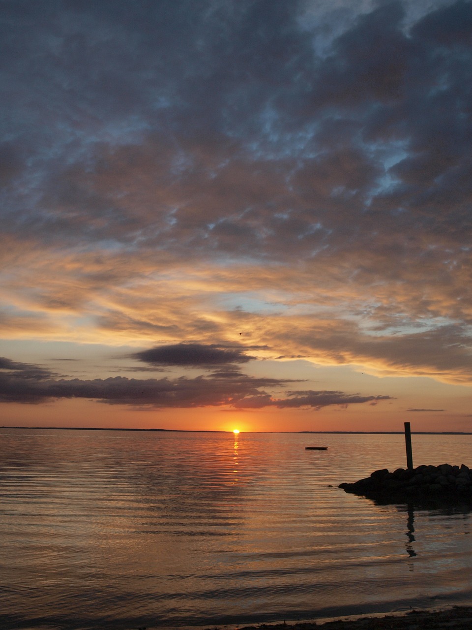 Saulėlydis, Jūra, Afterglow, Abendstimmung, Romantika, Baltijos Jūra, Nemokamos Nuotraukos,  Nemokama Licenzija