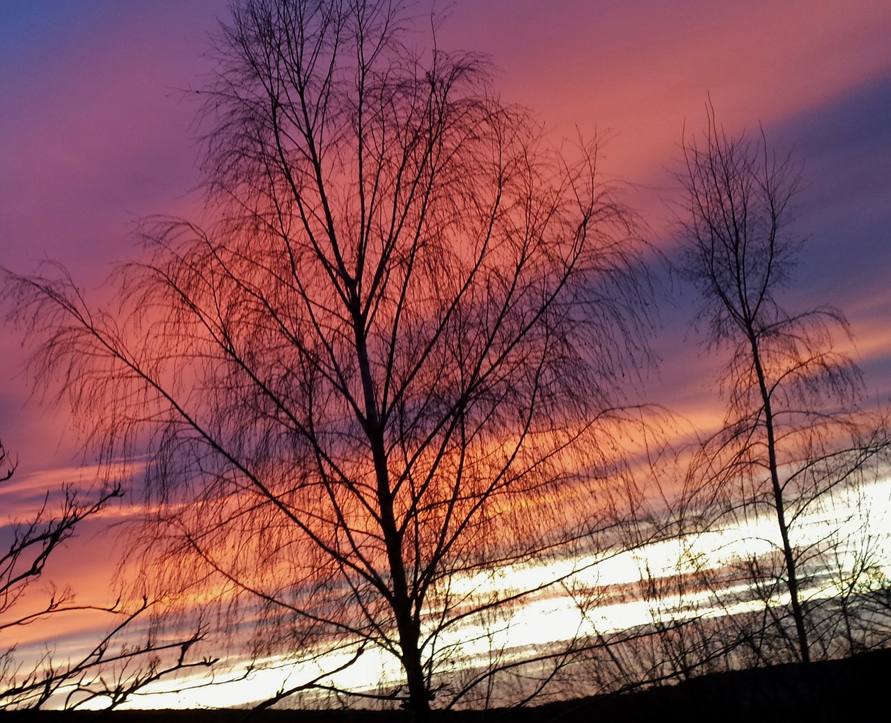 Saulėlydis, Vakarinis Dangus, Raudona, Afterglow, Abendstimmung, Gamta, Dusk, Romantiškas, Atmosfera, Kraštovaizdis