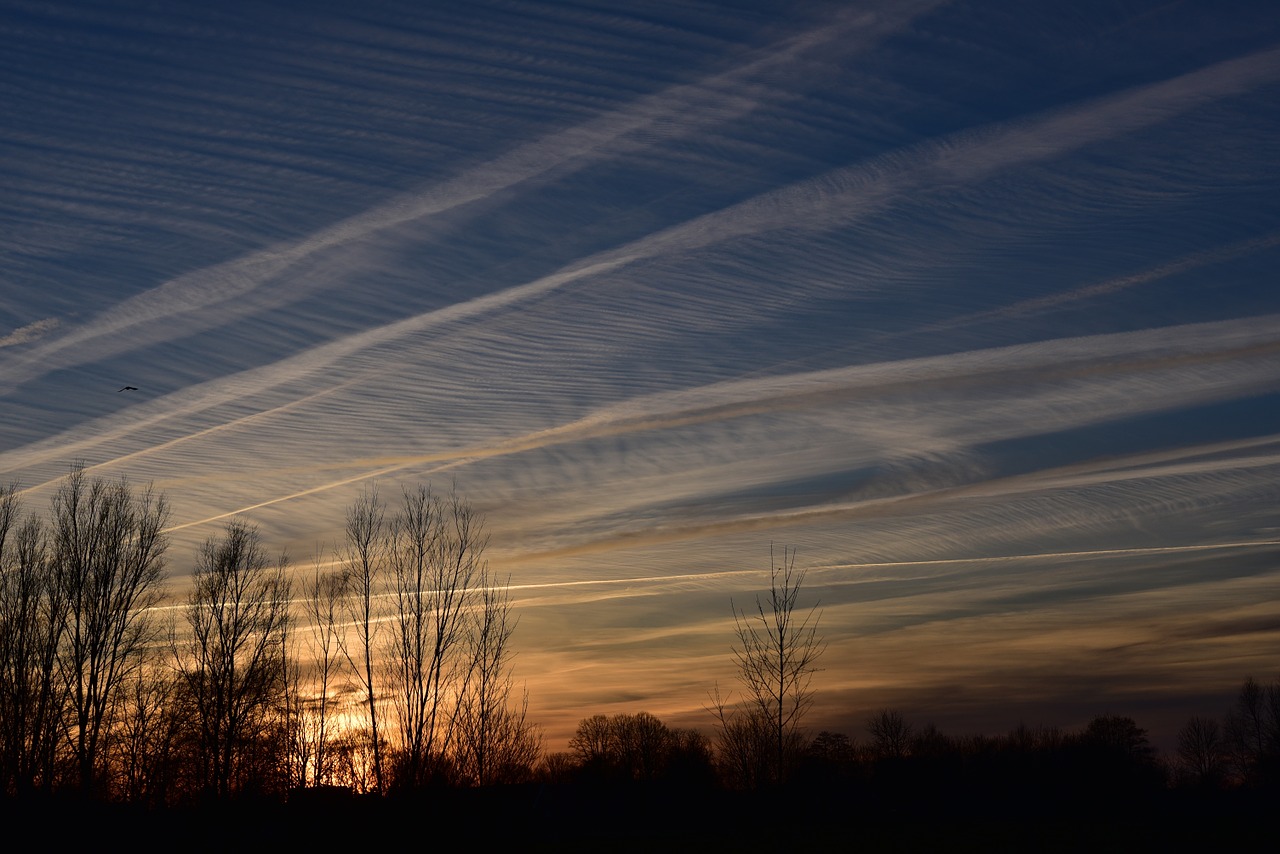 Saulėlydis, Dangus, Vakarinis Dangus, Debesys, Afterglow, Žiemą, Abendstimmung, Gražus, Gamta, Nemokamos Nuotraukos