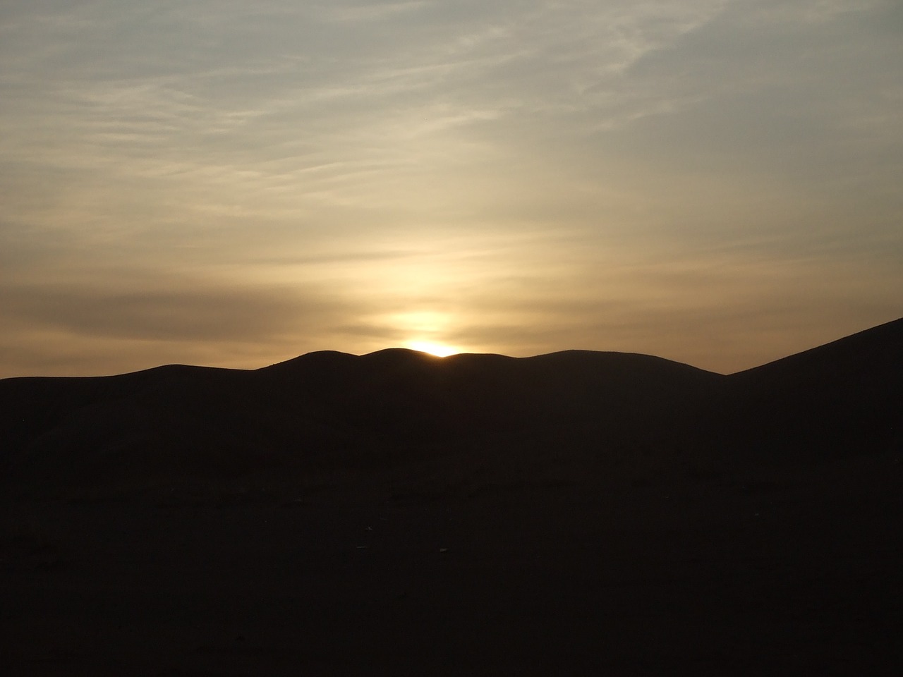Saulėlydis, Dykuma, Mongolija, Nemokamos Nuotraukos,  Nemokama Licenzija