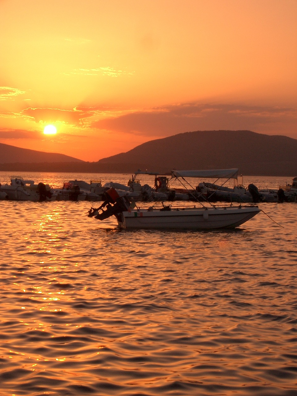 Saulėlydis, Jūra, Boot, Abendstimmung, Uostas, Saulės Šviesa, Sardinija, Nemokamos Nuotraukos,  Nemokama Licenzija