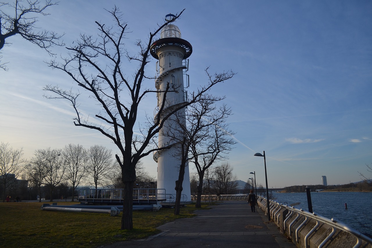 Saulėlydis,  Danubės Sala,  Danube,  Vienna,  Kraštovaizdis,  Panorama,  Vaizdas, Nemokamos Nuotraukos,  Nemokama Licenzija