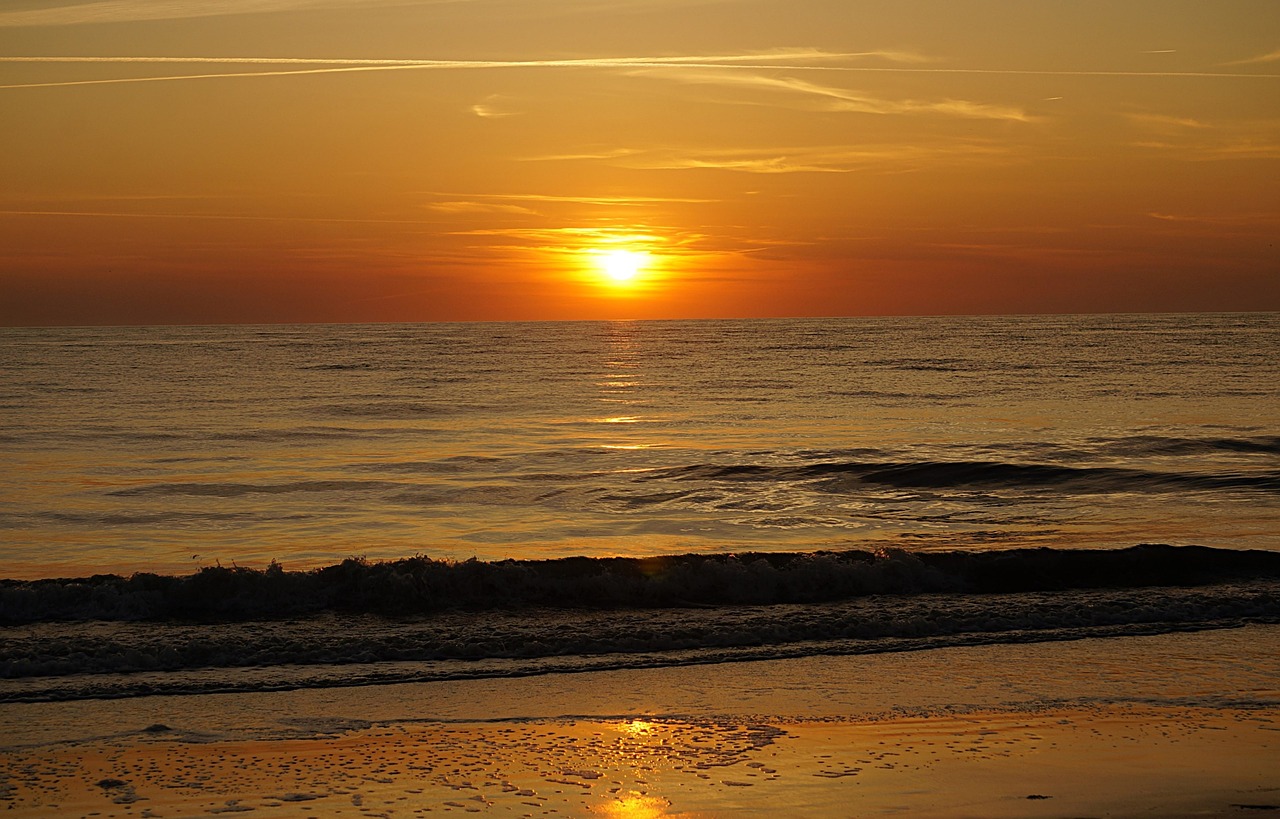 Saulėlydis, Sylt, Abendstimmung, Romantiškas, Sala, Papludimys, Šiaurės Jūra, Nemokamos Nuotraukos,  Nemokama Licenzija