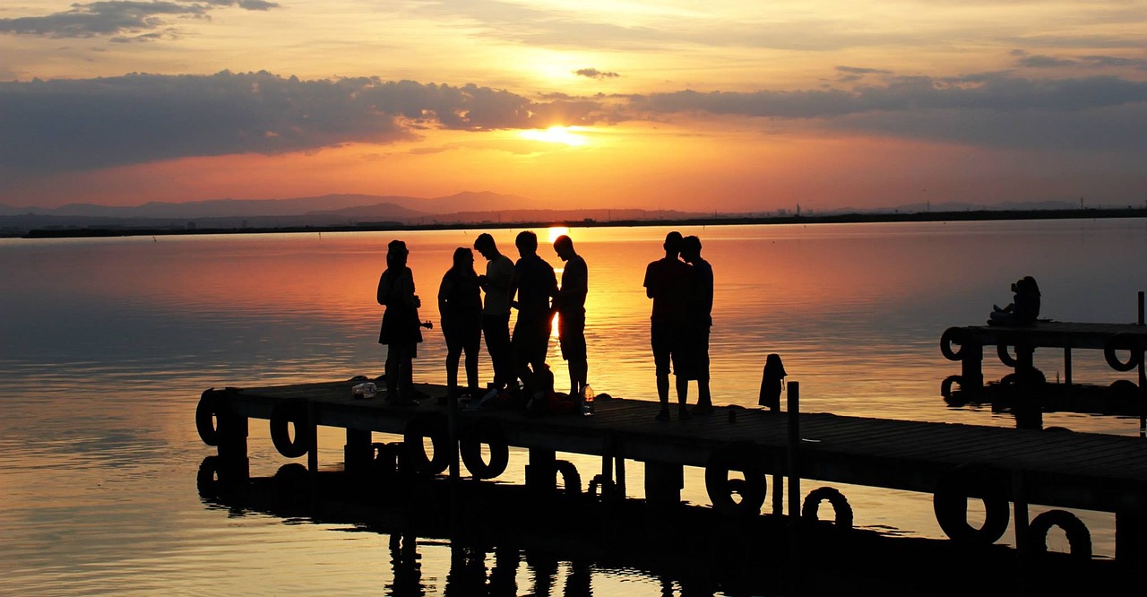 Saulėlydis, Saulė, Albufera, Valensija, Ispanija, Ežeras, Nemokamos Nuotraukos,  Nemokama Licenzija