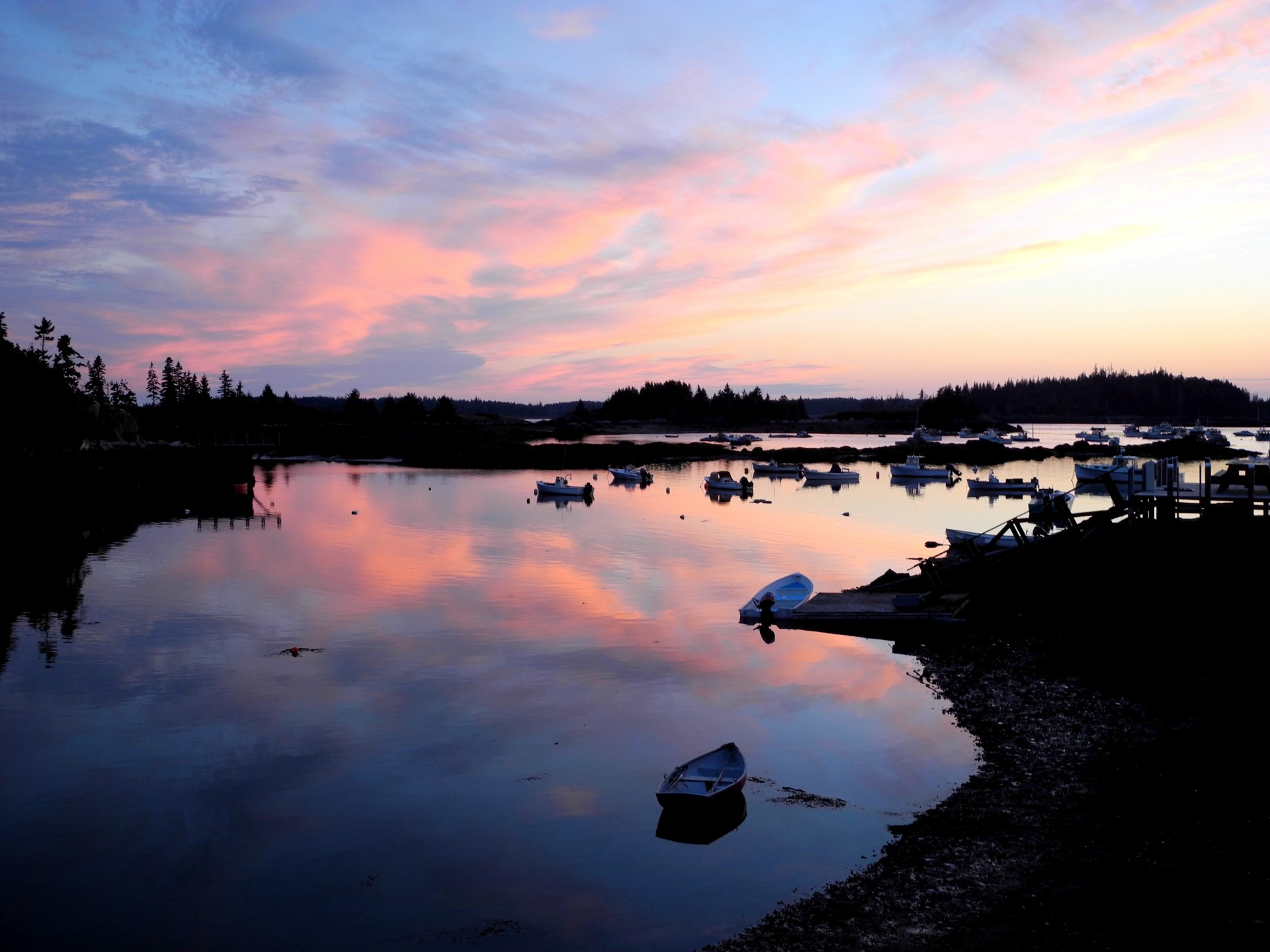 Bridgestone,  Vinalhaven,  Maine,  Vanduo,  Saulėlydis,  Saulėlydis Vinalhaven, Nemokamos Nuotraukos,  Nemokama Licenzija