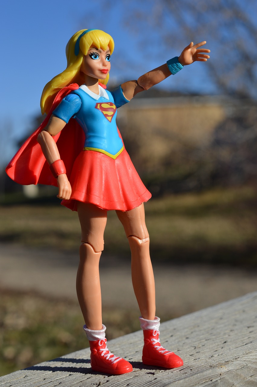 Super Mergina, Super Herojus, Veiksmo Figūra, Galia, Moteris, Jėga, Stiprus, Sijonas, Viršūnė, Moteris