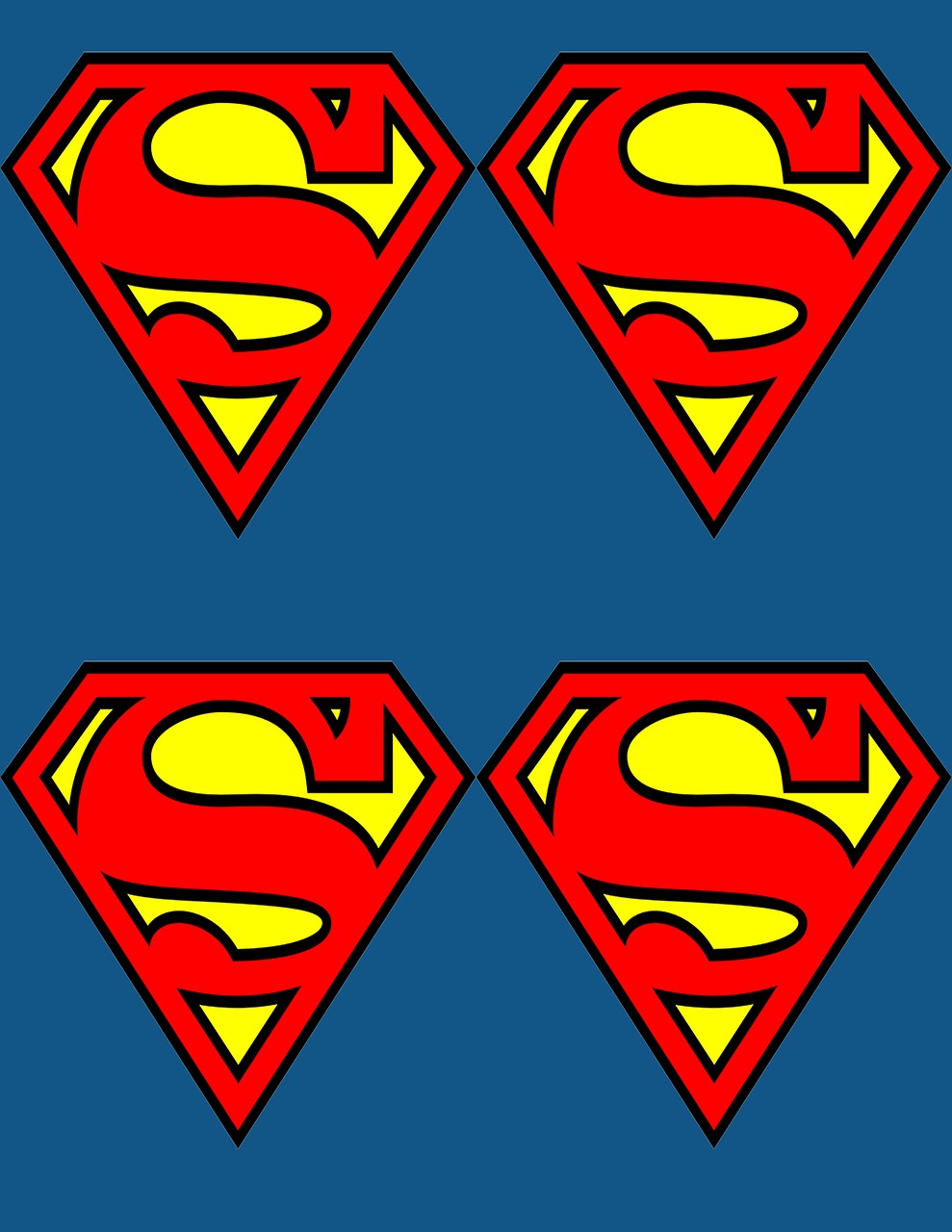 Supermenas, Logotipas, Laiškas, S, Stilius, Raudona, Geltona, Vėliavos, Apdaila, Nemokamos Nuotraukos