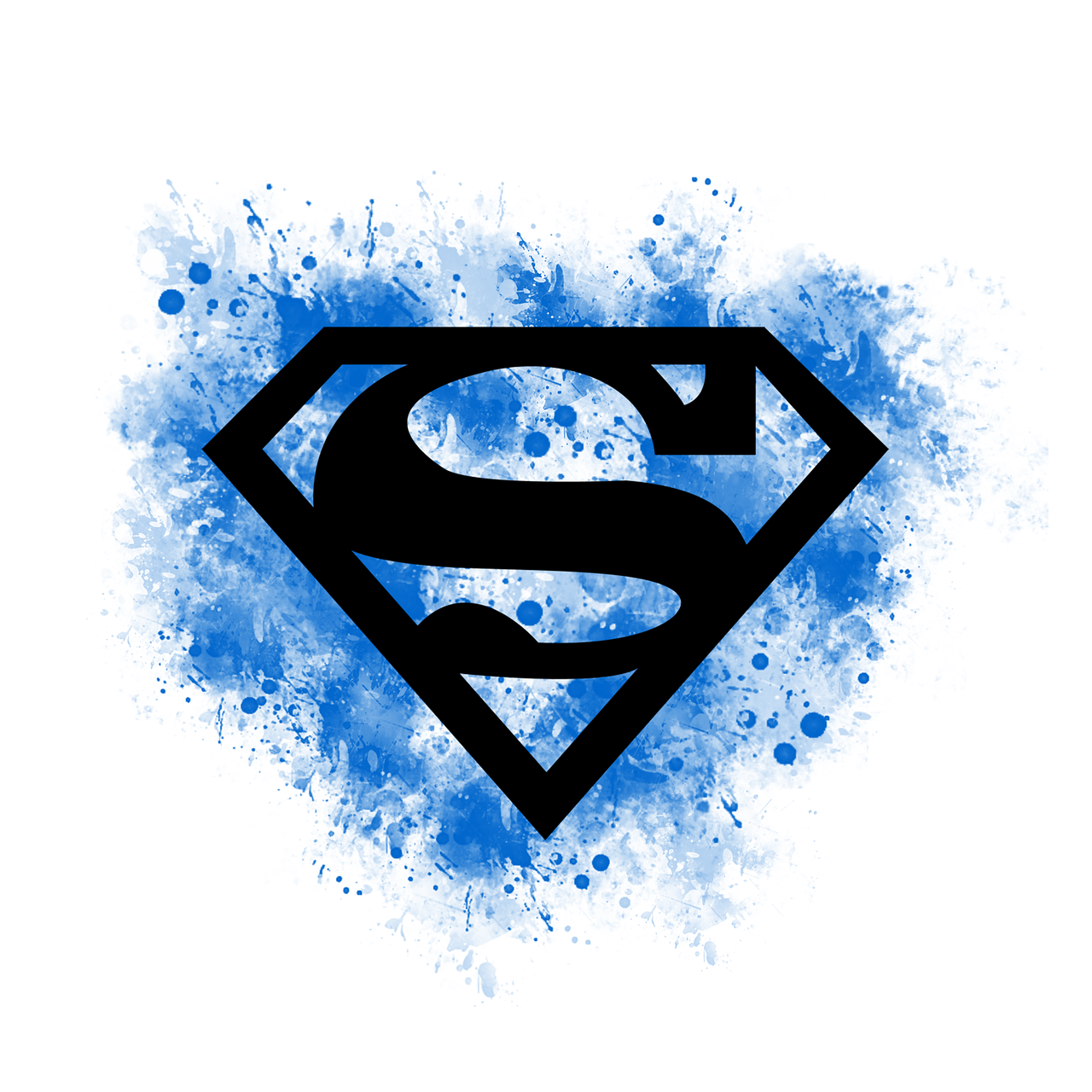 Supermenas, Super Mergina, Su, Super Herojus, S, Logotipas, Superwoman, Super, Skristi, Juoda