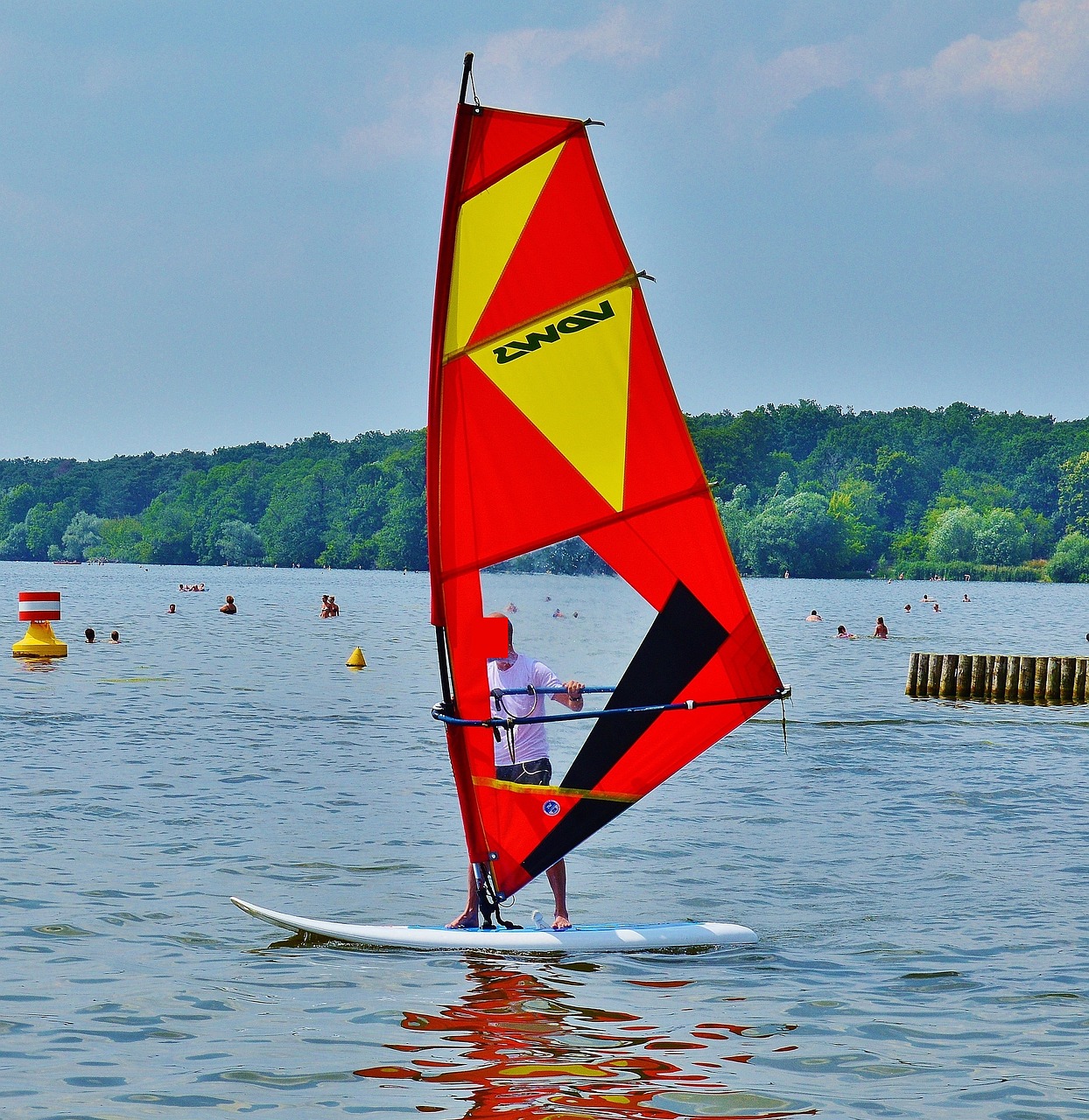 Surfer, Vandens Sportas, Banglentė, Müggelsee, Berlynas, Ruduo, Banglenčių Sportas, Nemokamos Nuotraukos,  Nemokama Licenzija