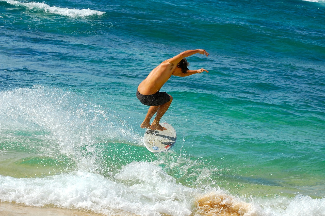 Surfer, Bangos, Hawaii, Kauai, Vandenynas, Jūra, Sportas, Naršyti, Banglenčių Sportas, Vasara