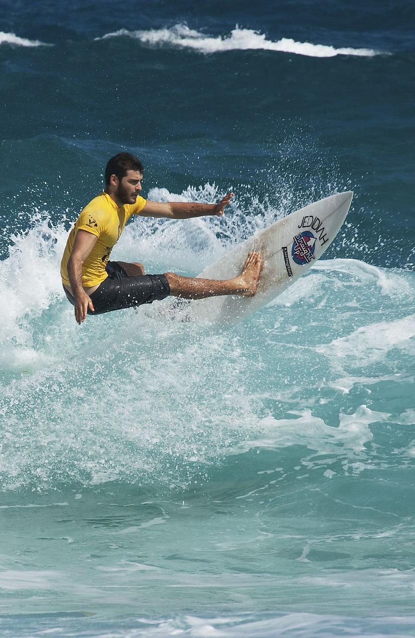 Surfer, Banglentė, Banglenčių Sportas, Banga, Vanduo, Naršyti, Vandenynas, Hawaii, Jaunas, Lenta