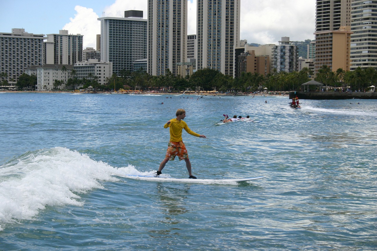 Banglenčių Sportas, Surfer, Honolulu, Hawaii, Nemokamos Nuotraukos,  Nemokama Licenzija
