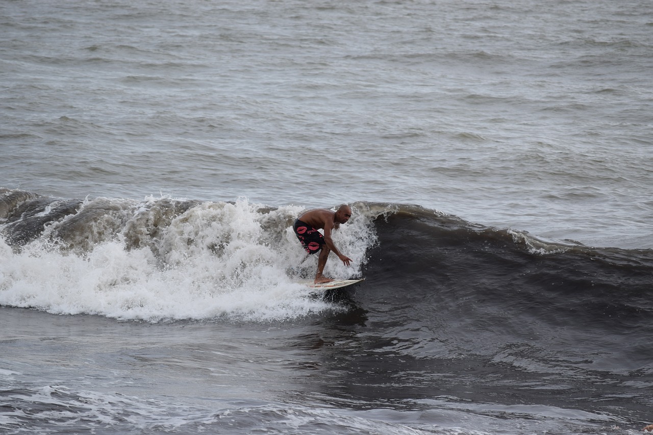 Banglenčių Sportas, Onda, Jūra, Žiemos Jūra, Papludimys, Gamta, Vanduo, Purslų, Surfer, Nemokamos Nuotraukos