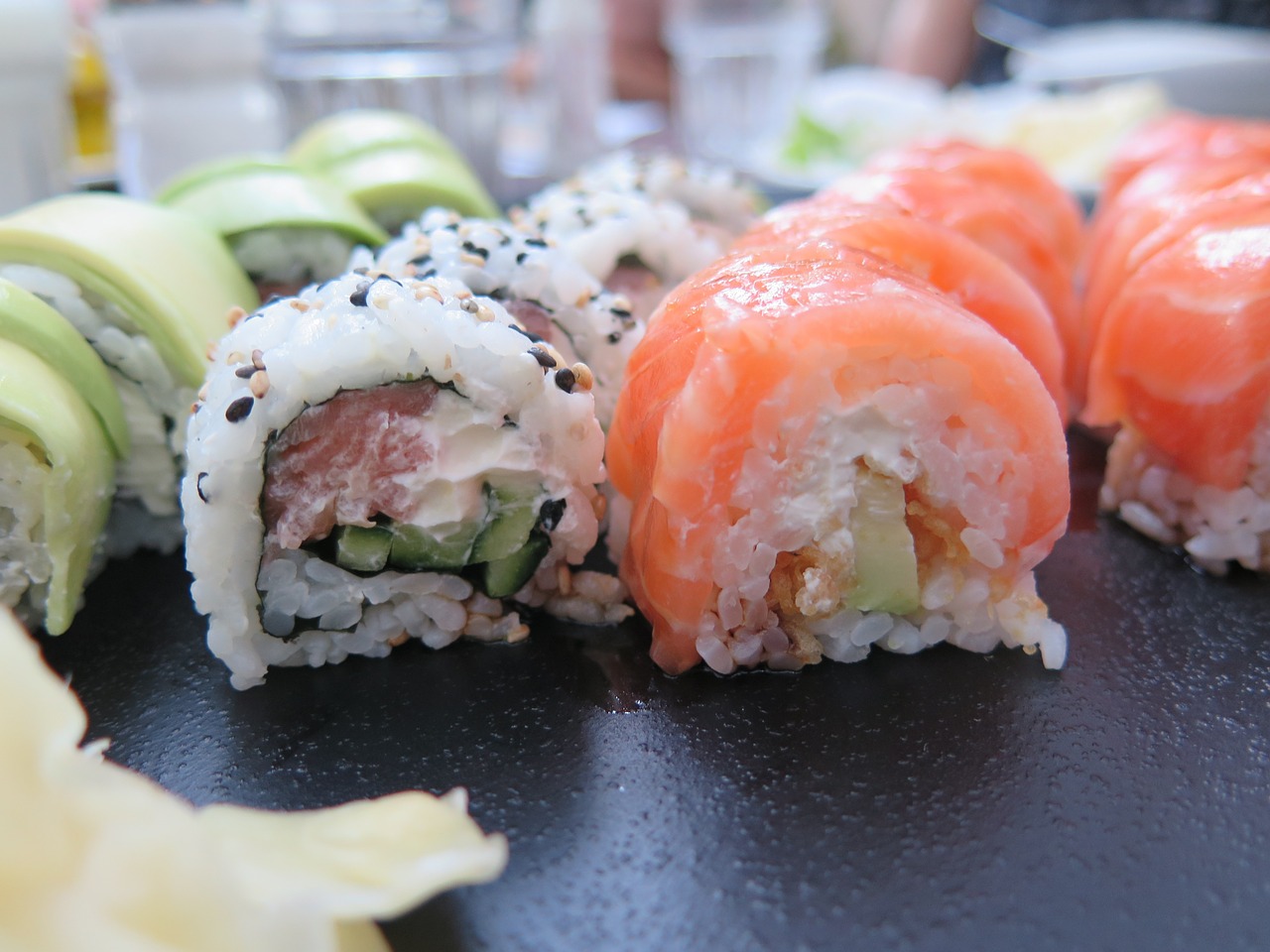 Sushi, Vakarienė, Valgyti, Japanese, Maistas, Jūros Gėrybės, Žuvis, Ryžiai, Roll, Maistas