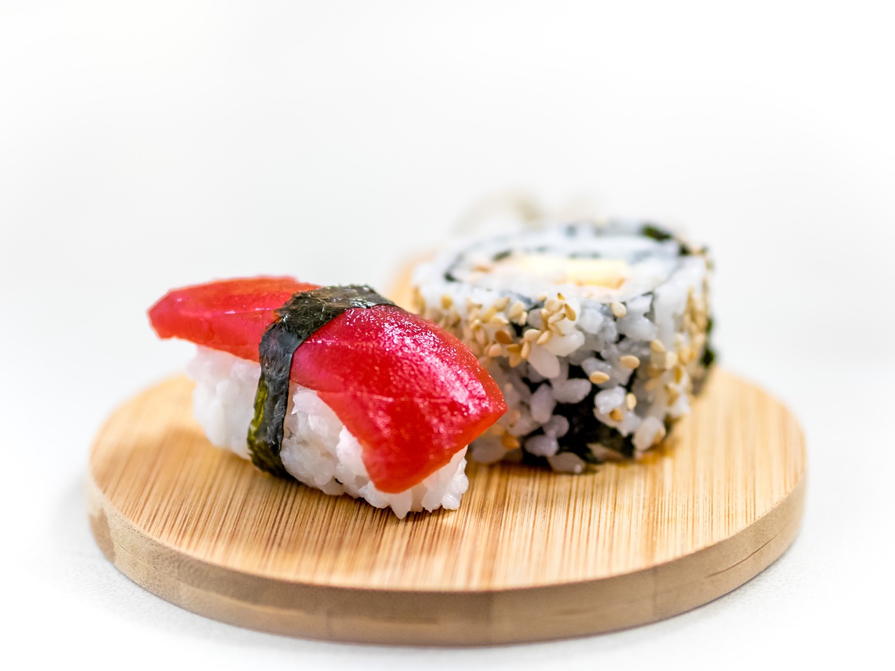 Sushi, Sashimi, Tunų, Sezamas, Ryžiai, Japonija, Maistas, Asija, Nemokamos Nuotraukos,  Nemokama Licenzija