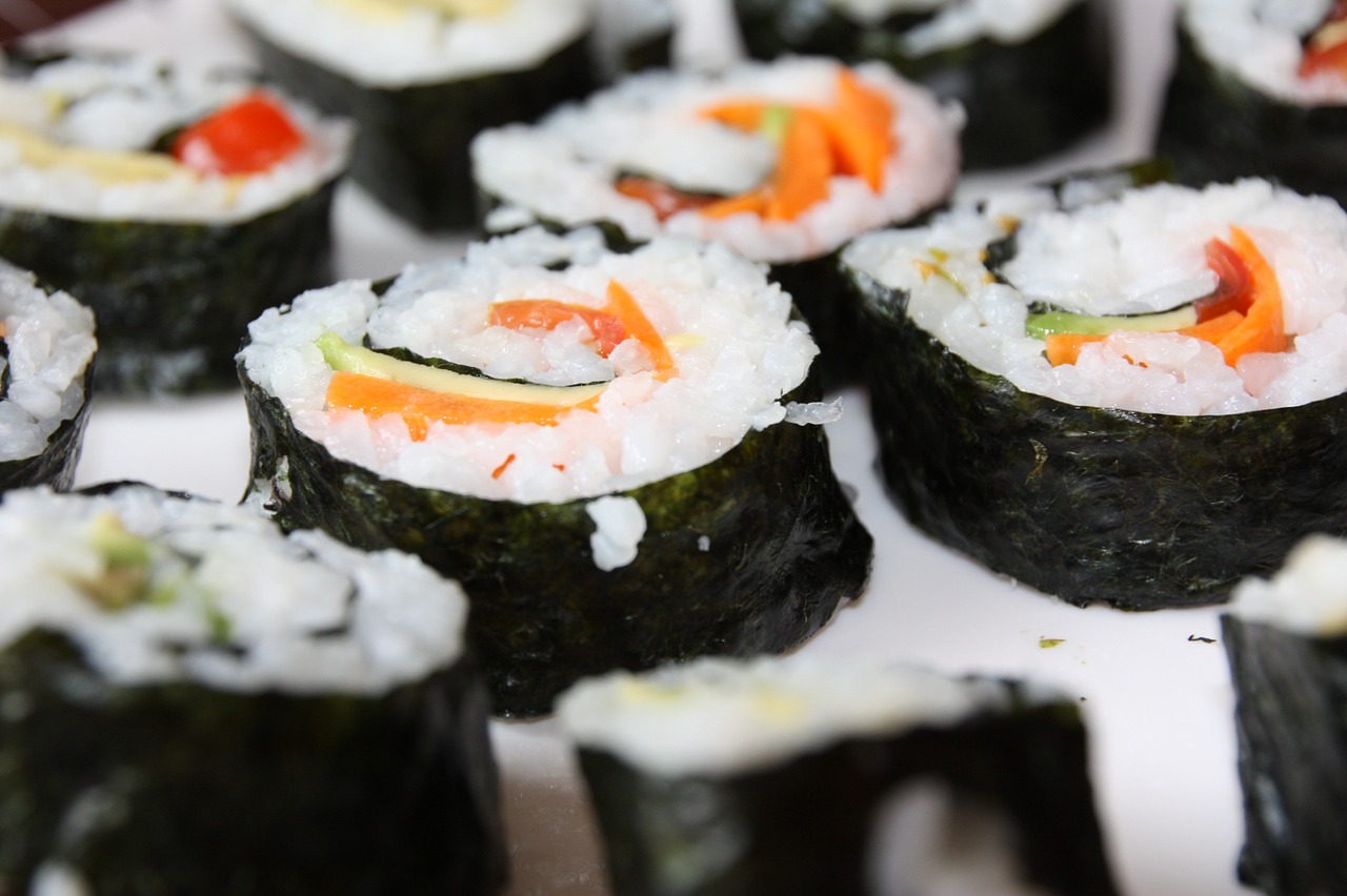 Sushi, Veganas, Maistas, Vegetariškas, Sveikas, Nemokamos Nuotraukos,  Nemokama Licenzija