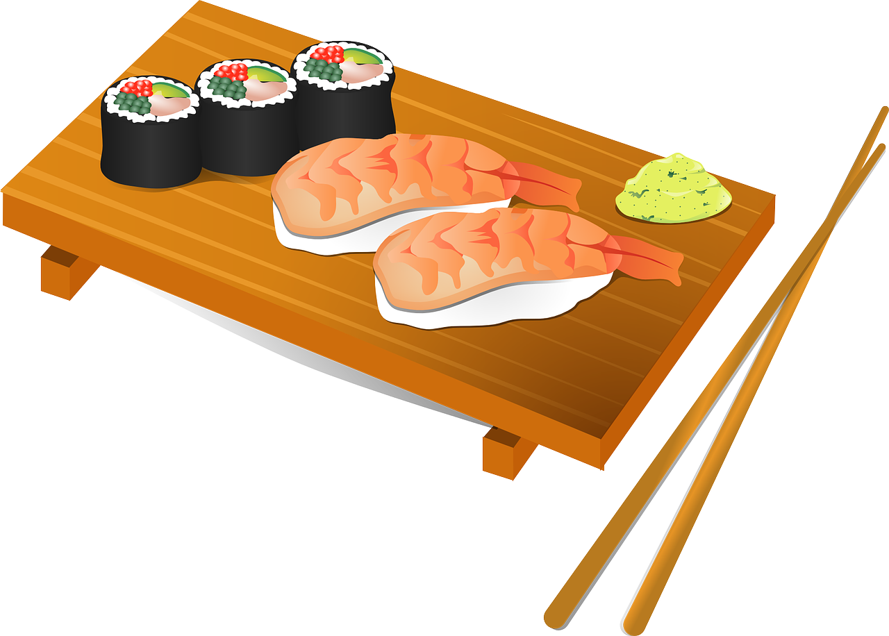 Sushi, Lazdelės, Žuvis, Maistas, Japonija, Japanese, Ryžiai, Nigirizushi, Makizushi, Temaki