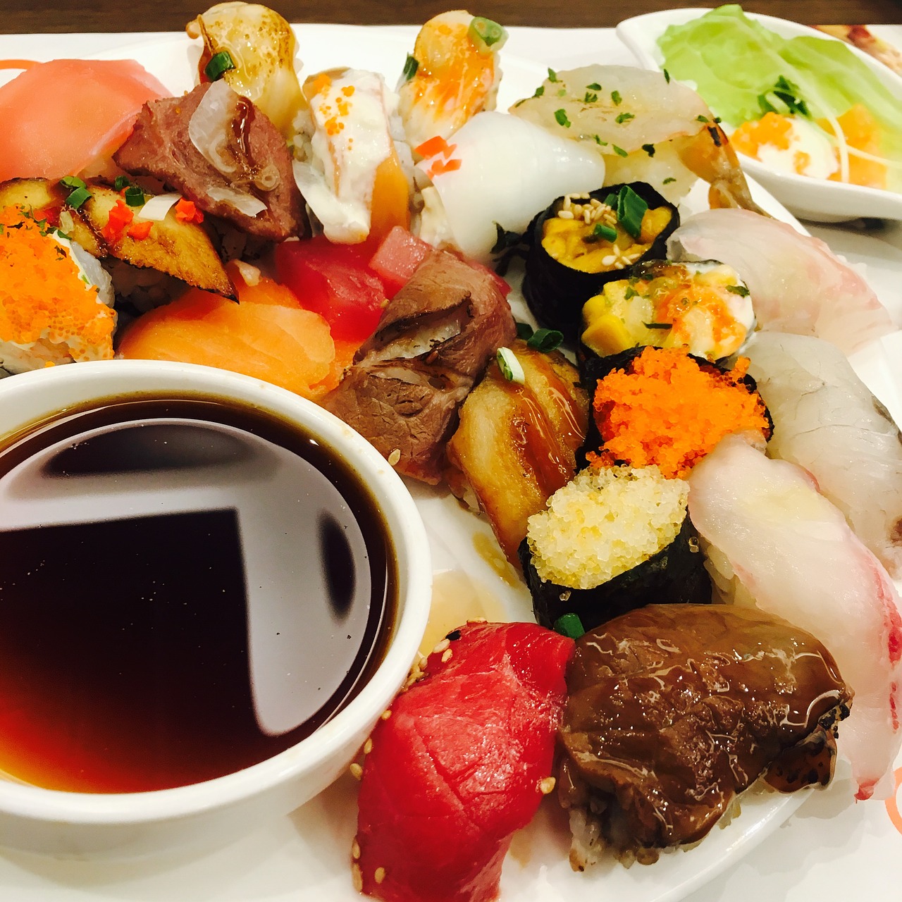 Sushi, Japanese, Laikas, Žuvis, Sojų Padažas, Maistas, Bufetas, Valgomasis, Mėsa, Skanus