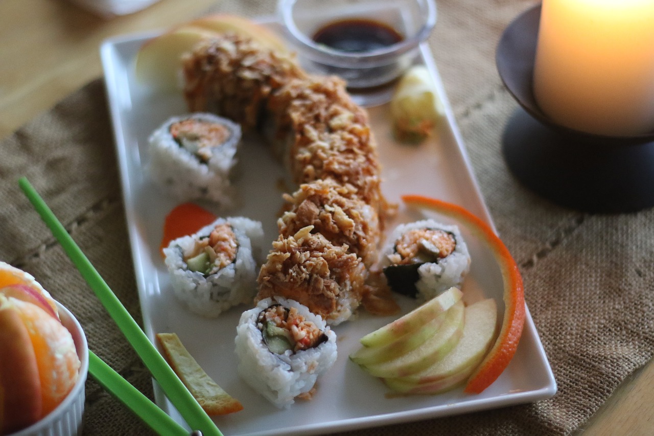 Sushi, Maistas, Dragon Roll, Skanus, Išdėstymas, Maistas, Nemokamos Nuotraukos,  Nemokama Licenzija