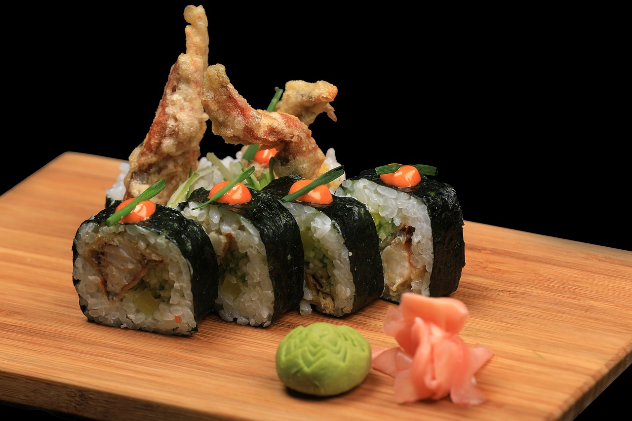 Sushi, Maistas, Japanese, Nemokamos Nuotraukos,  Nemokama Licenzija