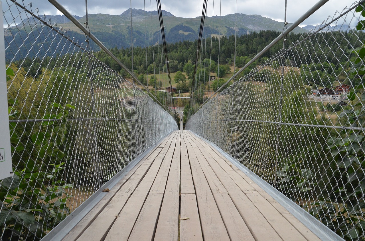 Kabantis Tiltas, Fürgangen Varpų Miškas, Goms, Tiltas, Mediena, Gamta, Architektūra, Šveicarija, Valais, Nemokamos Nuotraukos