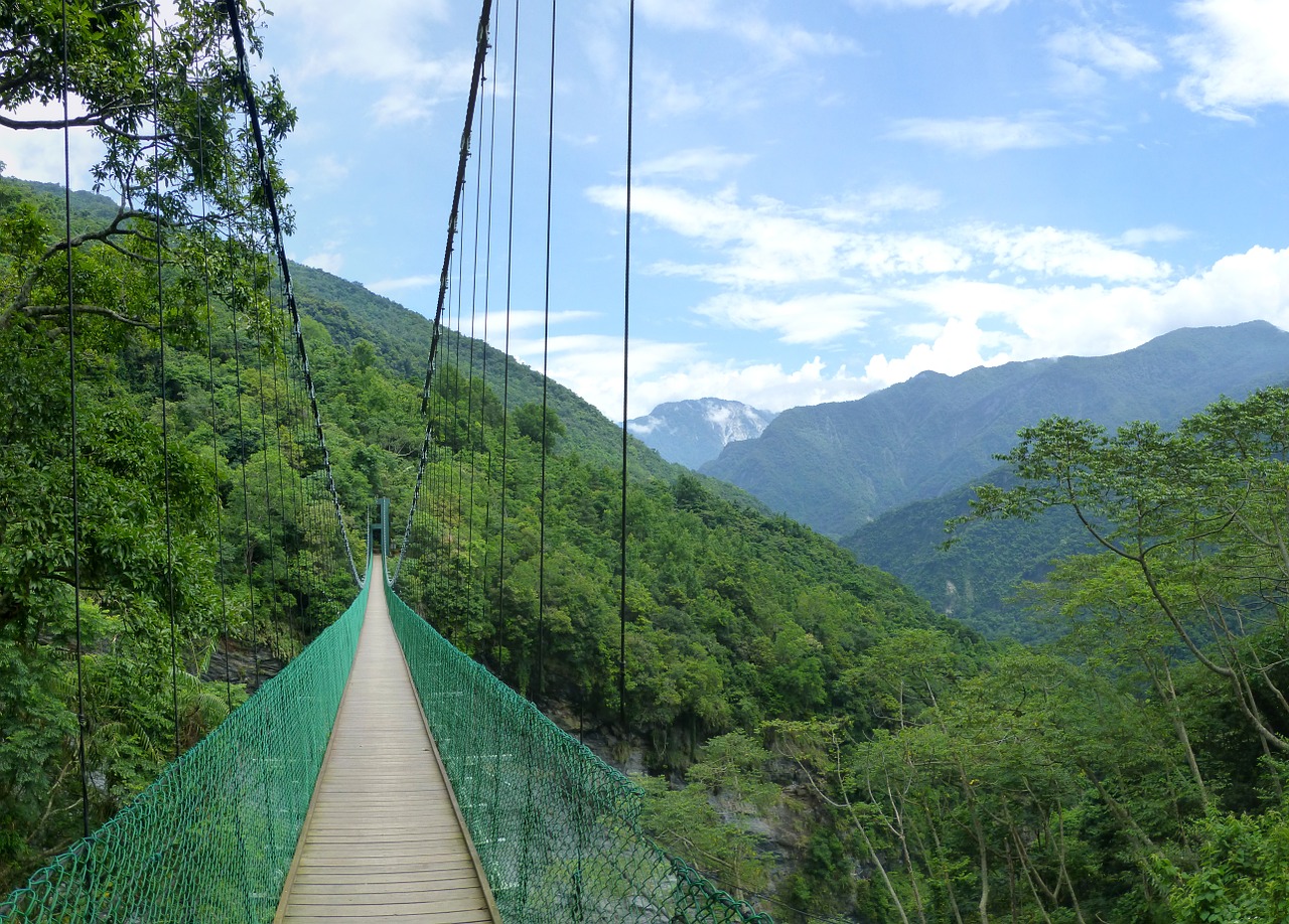 Kabantis Tiltas, Taivanas, Džiunglės, Kalnai, Nemokamos Nuotraukos,  Nemokama Licenzija