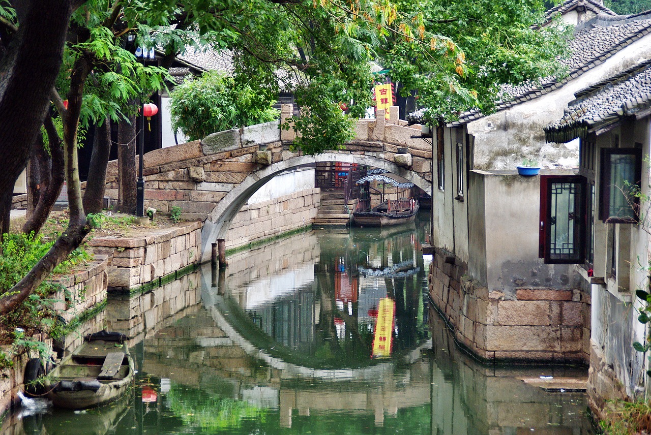 Suzhou, Kinija, Tradicija, Tiltas, Nemokamos Nuotraukos,  Nemokama Licenzija