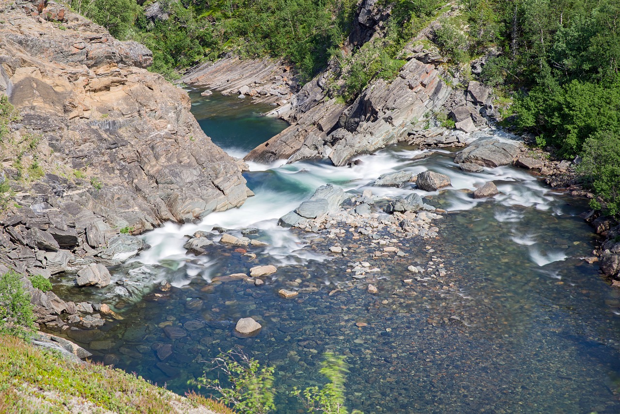 Švedija, Fjäll, Kraštovaizdis, Gamta, Vanduo, Upė, Bachas, Krioklys, Nemokamos Nuotraukos,  Nemokama Licenzija