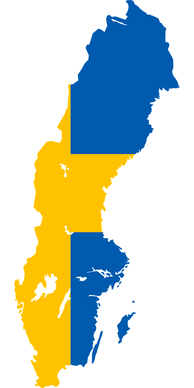 Švedija,  Vėliava,  Žemėlapis,  Šalis,  Europa,  Nemokama Vektorinė Grafika, Nemokamos Nuotraukos,  Nemokama Licenzija