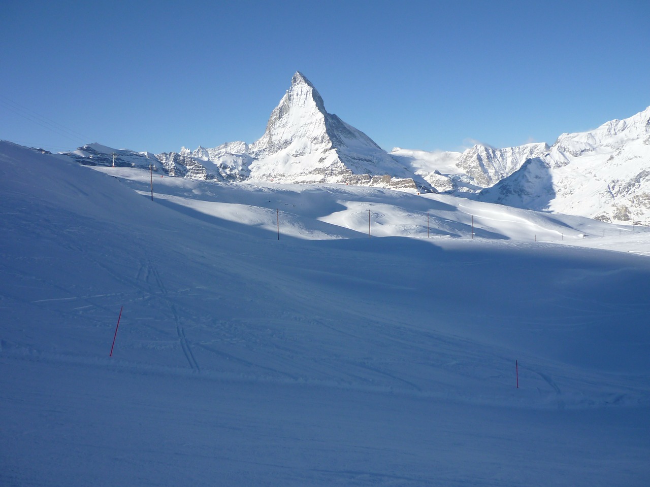 Šveicarija, Zermatt, Matterhorn, Sniegas, Nemokamos Nuotraukos,  Nemokama Licenzija