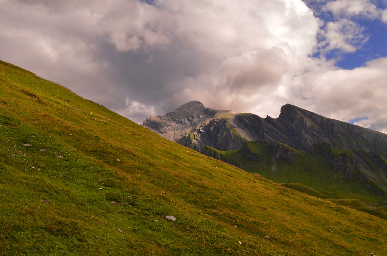 Šveicarija, Kraštovaizdis, Debesys, Kalnai, Pranešta, Swiss Alps, Alpių, Rokas, Nemokamos Nuotraukos,  Nemokama Licenzija