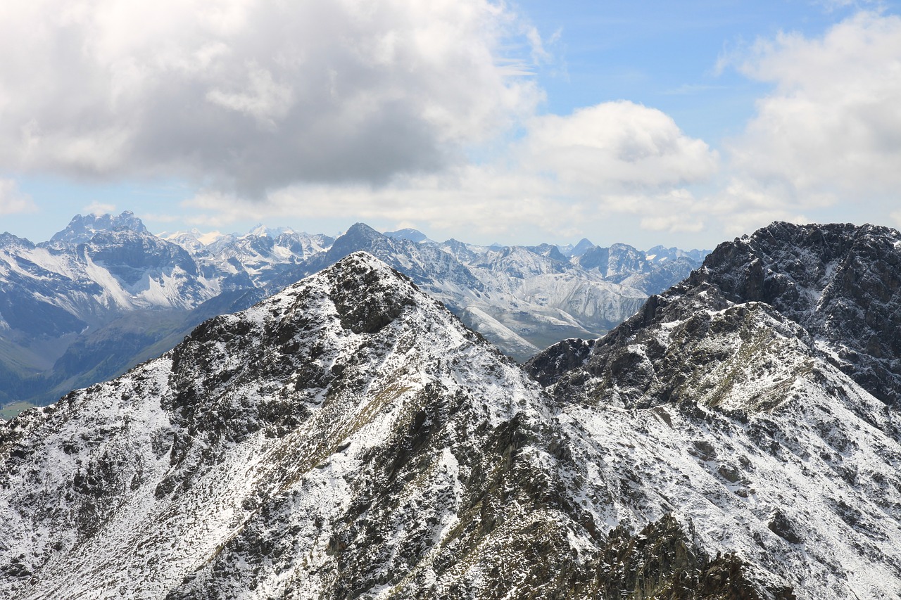 Šveicarija,  Davos,  Kalnų,  Kalnai,  Sniegas,  Pobūdį,  Alpine,  Panorama, Nemokamos Nuotraukos,  Nemokama Licenzija