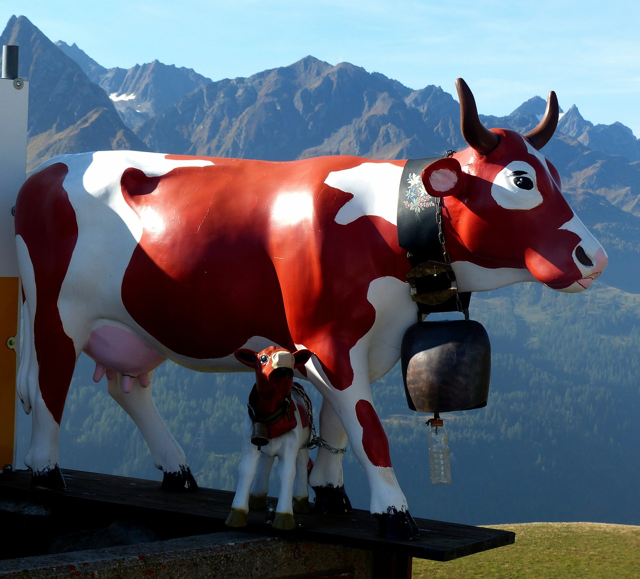 Šveicarija, Gautaardas, Karvė, Pieno Karvė, Dirbtinis, Statula, Figūra, Nemokamos Nuotraukos,  Nemokama Licenzija