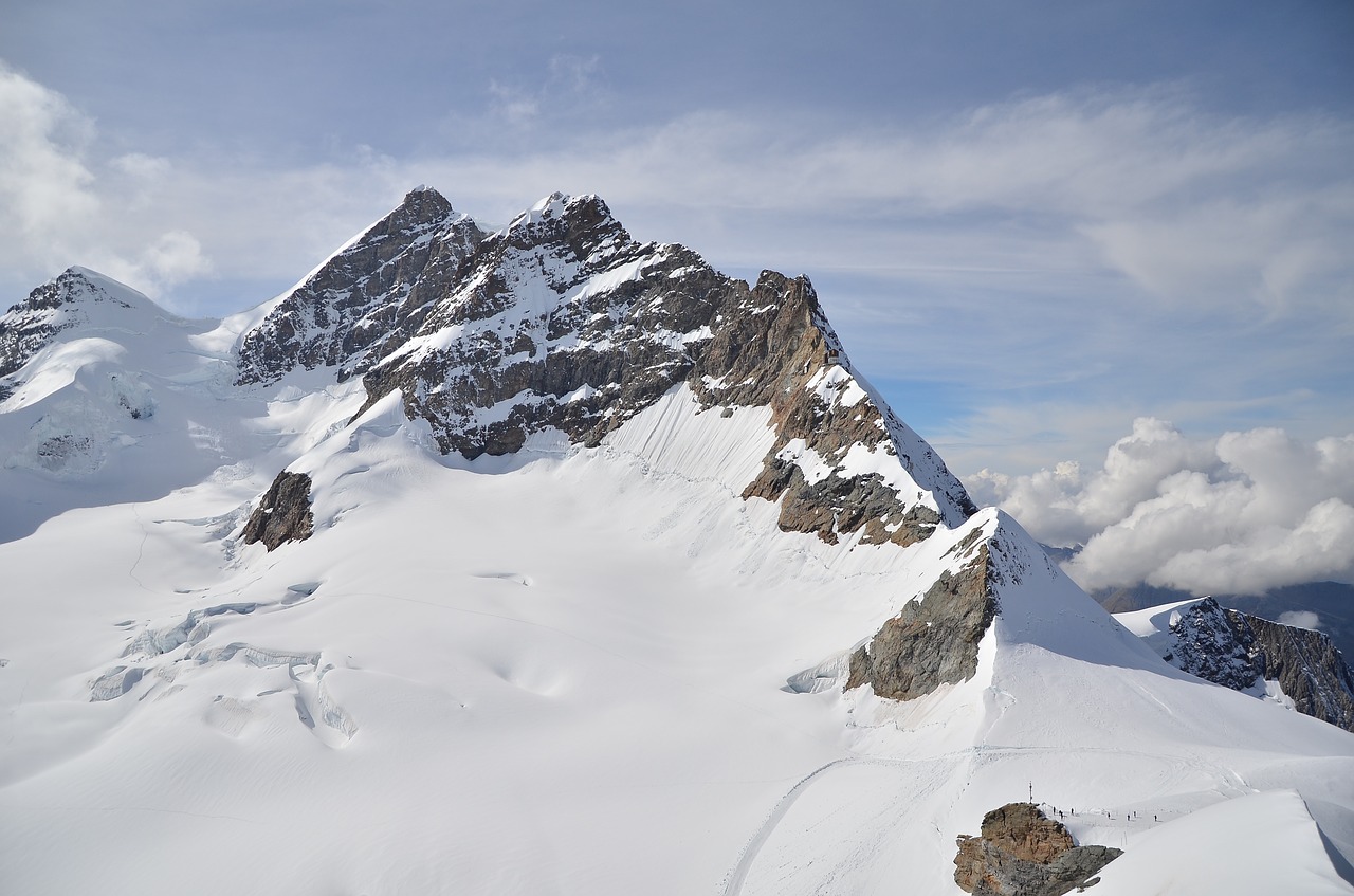 Šveicarija,  Jungfrau,  Sniego Kalnas, Nemokamos Nuotraukos,  Nemokama Licenzija