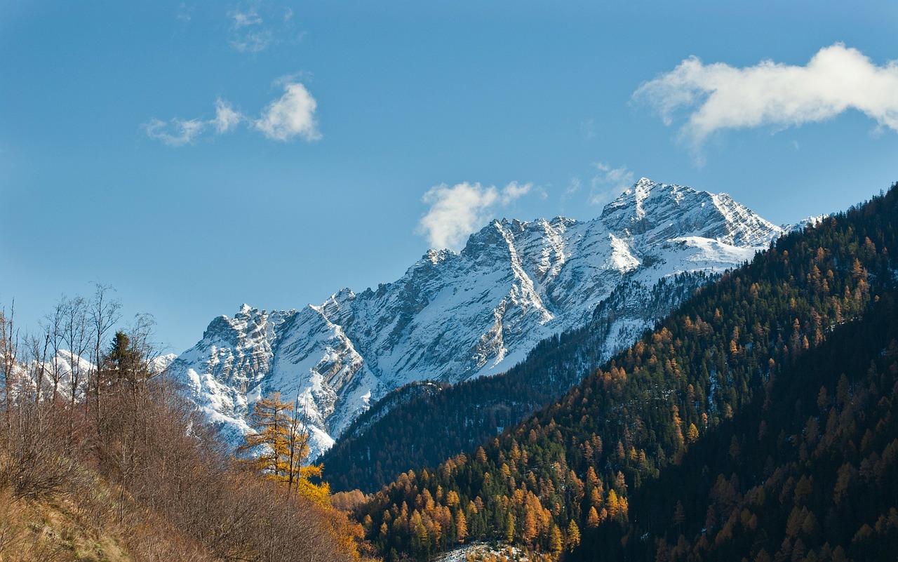 Šveicarija, Kraštovaizdis, Vaizdingas, Dangus, Debesys, Kalnai, Sniegas, Ledas, Miškas, Medžiai