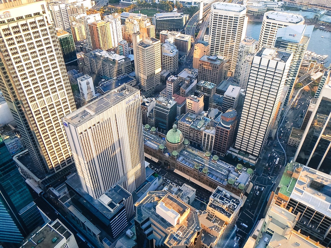 Sidnėjus, Australia, Miesto Panorama, Dangoraižiai, Architektūra, Vista, Scenarijus, Namai, Nemokamos Nuotraukos,  Nemokama Licenzija