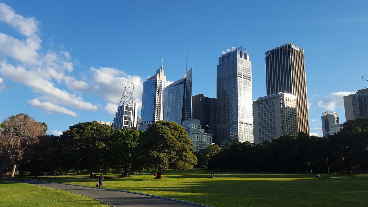 Sidnėjus, Australia, Miesto Panorama, Panorama, Architektūra, Miestas, Miesto, Centro, Dangoraižis, Nemokamos Nuotraukos