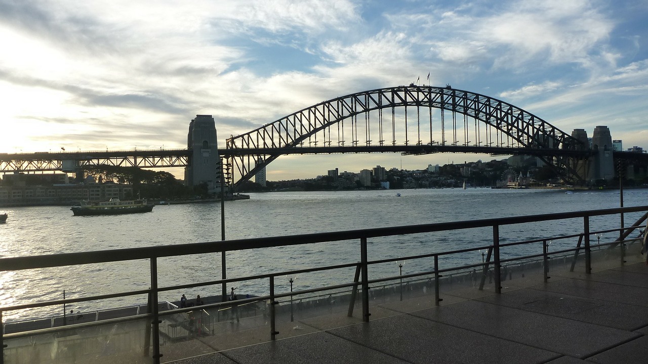 Sidnėjus, Uostas, Sidnėjaus Tiltas, Australia, Architektūra, Tiltas, Struktūra, Dizainas, Inžinerija, Gabenimas