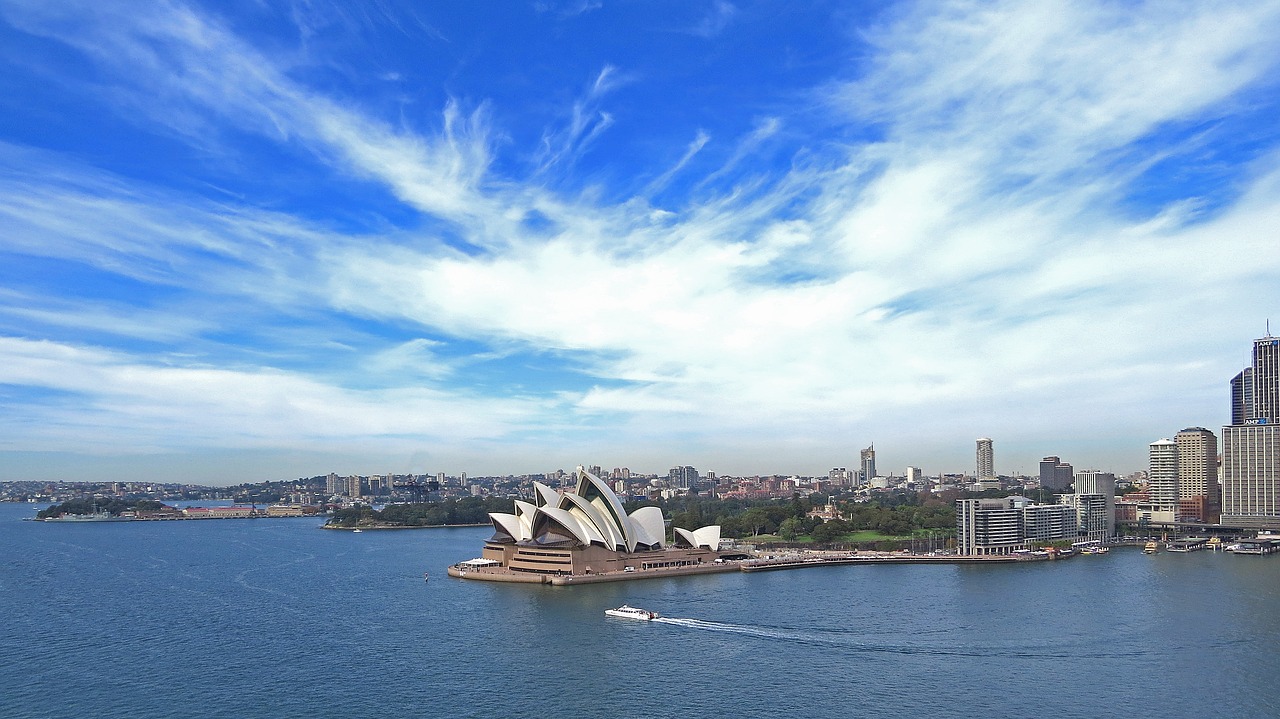 Sidnėjus, Opera, Miestas, Australia, Vanduo, Uostas, Turistinis, Tiltas, Vaizdas, Cbd