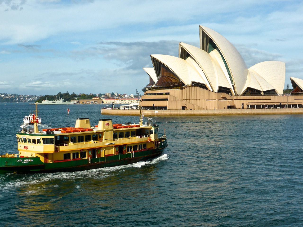 Sidnėjus, Operos Teatras, Australia, Orientyras, Uostas, Laivas, Miesto Panorama, Vaizdingas, Uostas, Architektūra