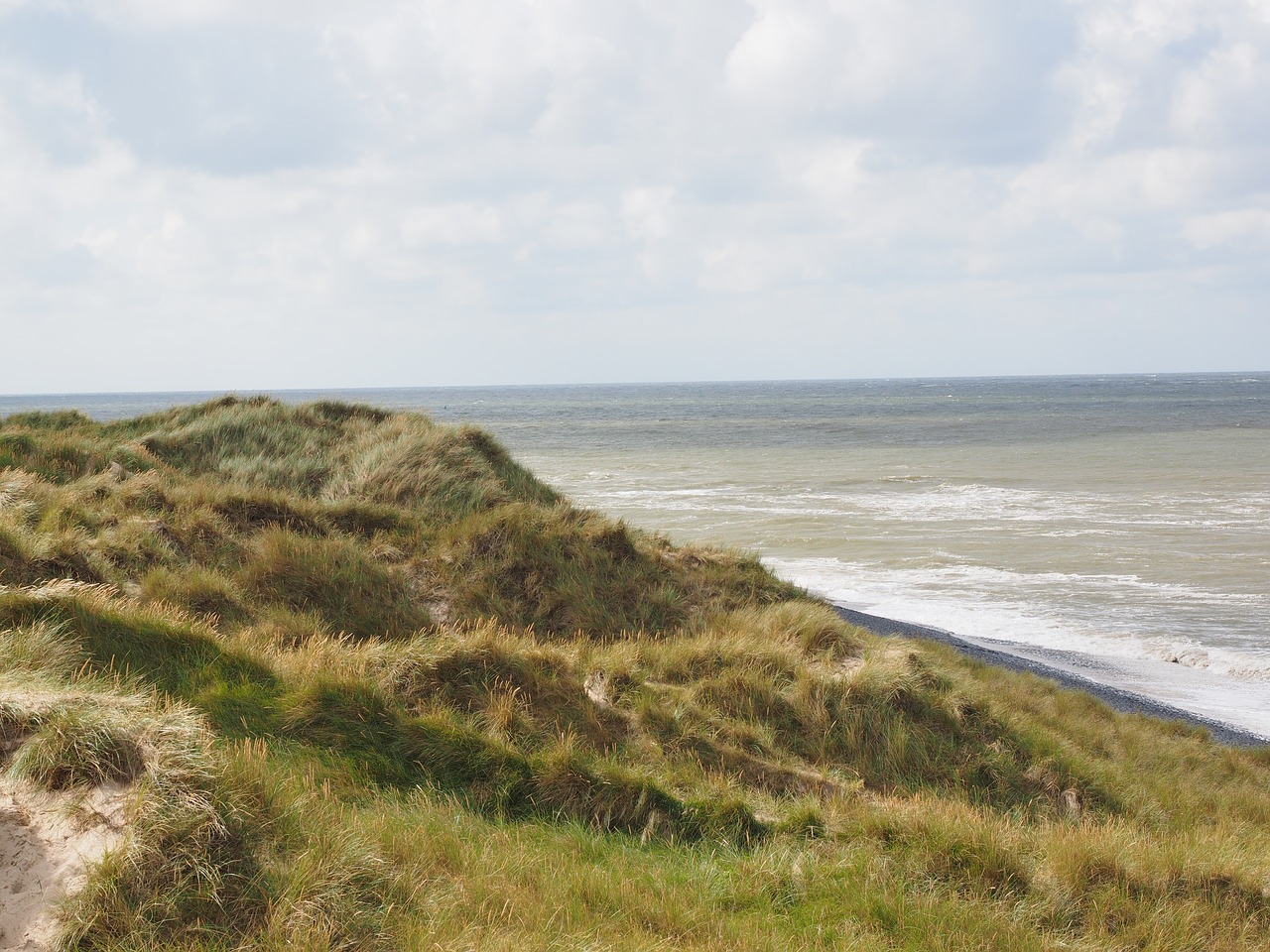 Sylt, Kopos, Kopų Kraštovaizdis, Marram Žolė, Jūra, Vanduo, Ekologinė Sistema, Kraštovaizdis, Gamtos Rezervatas, Gamtos Apsauga