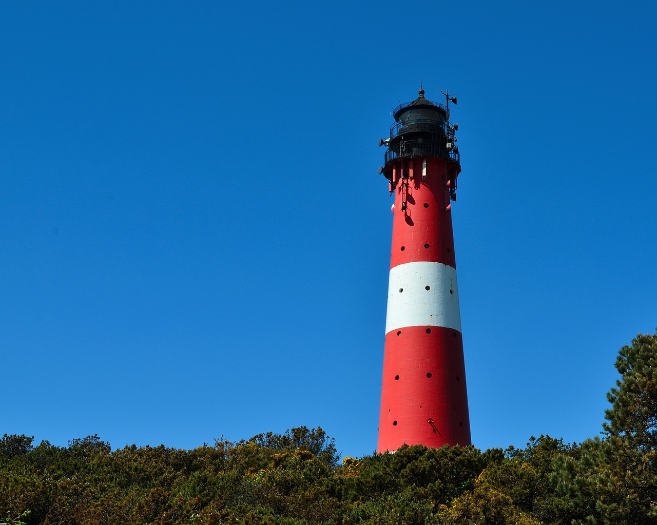 Sylt,  Švyturys,  Hörnum,  Daymark,  Sala,  Vasara,  Atostogos,  Mėlynas Dangus,  Pakrantės,  Debesys