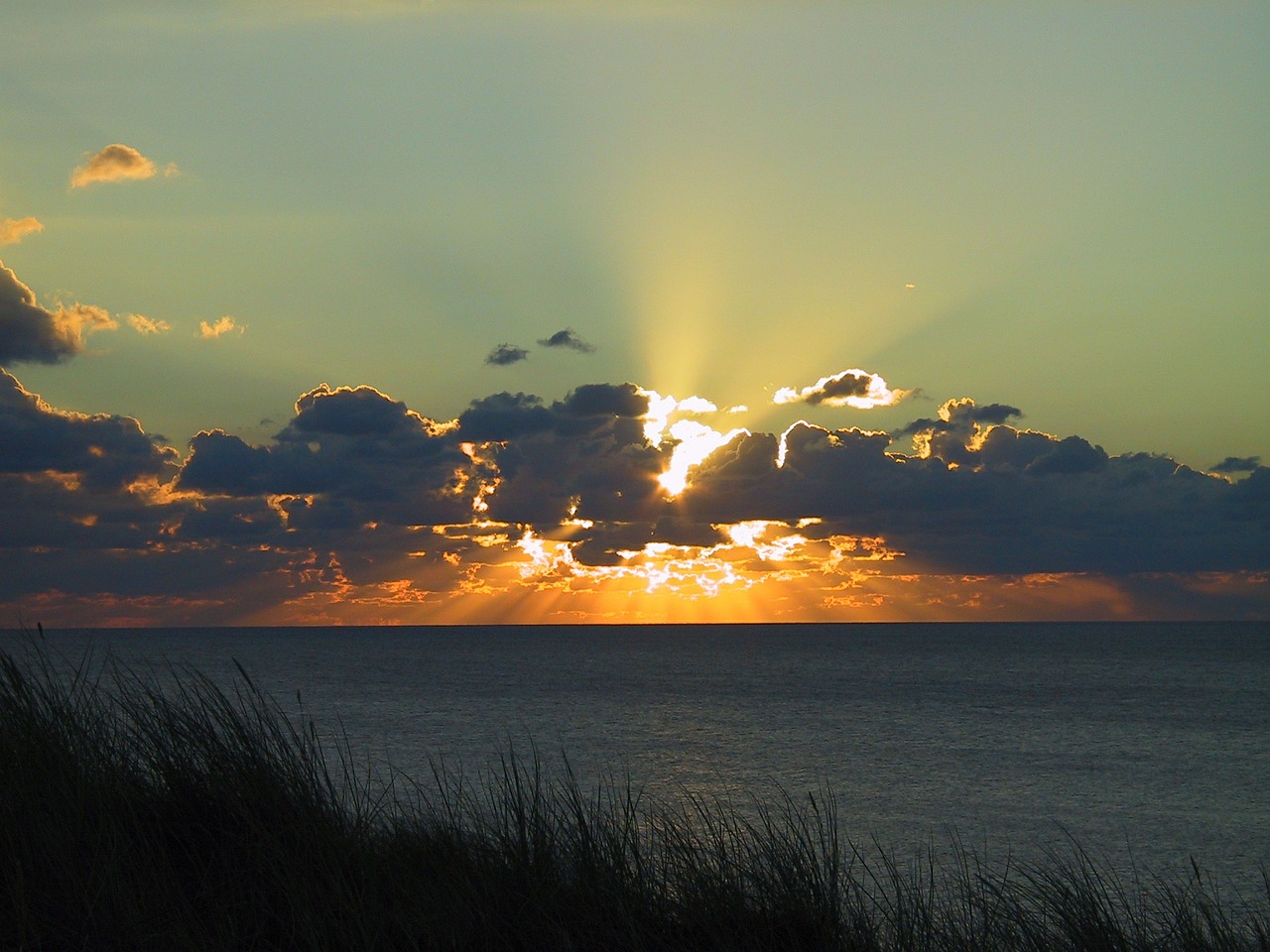 Sylt, Saulėlydis, Debesys, Abendstimmung, Vakarinis Dangus, Papludimys, Nemokamos Nuotraukos,  Nemokama Licenzija