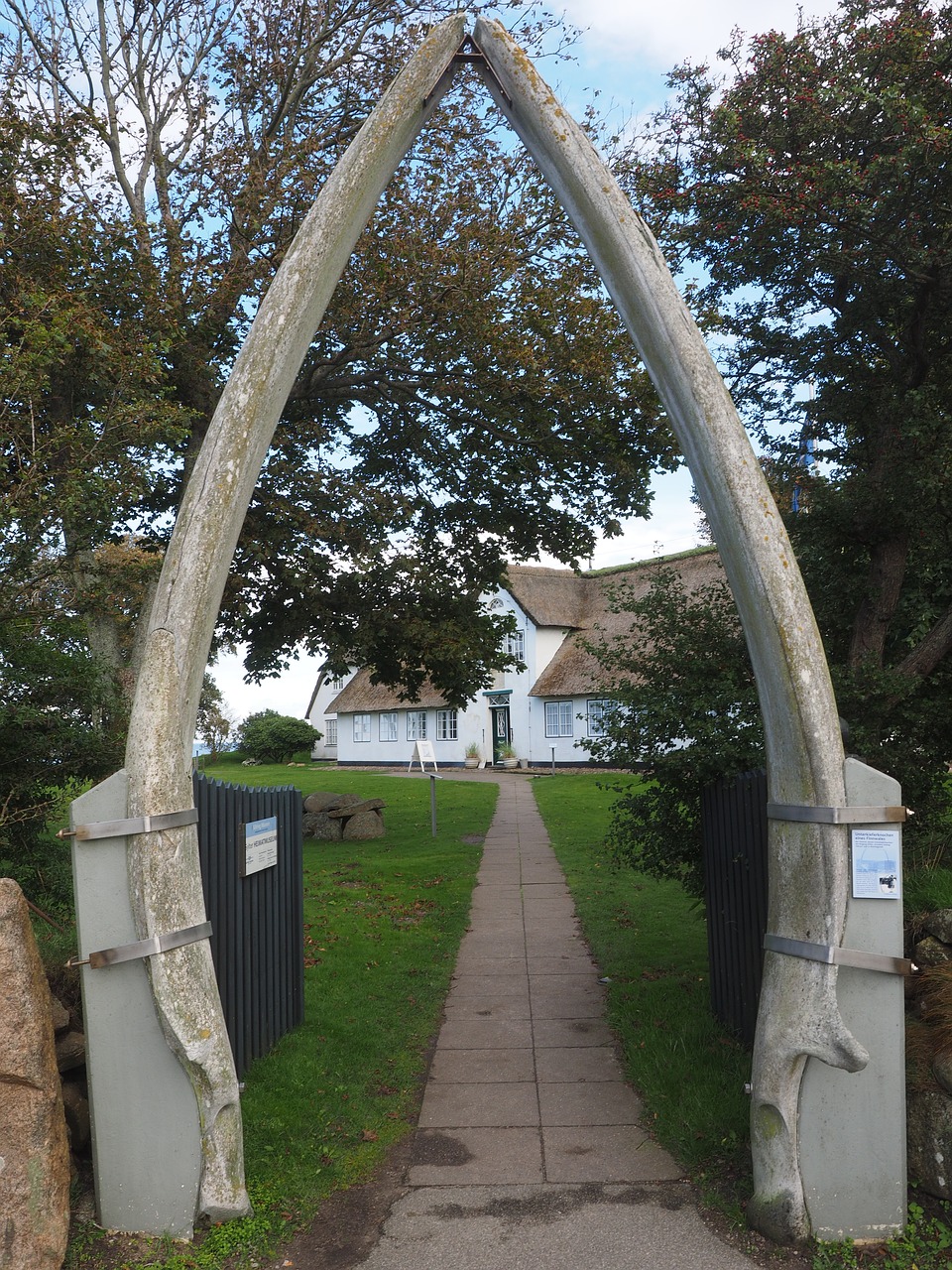 Sylter Heimatmuseum, Įvestis, Vartai, Apatinės Žandikaulio Kaulas, Fin Valis, Friesenhaus, Šiaudinis, Sodo Vartai, Nordfriesland, Istoriškai