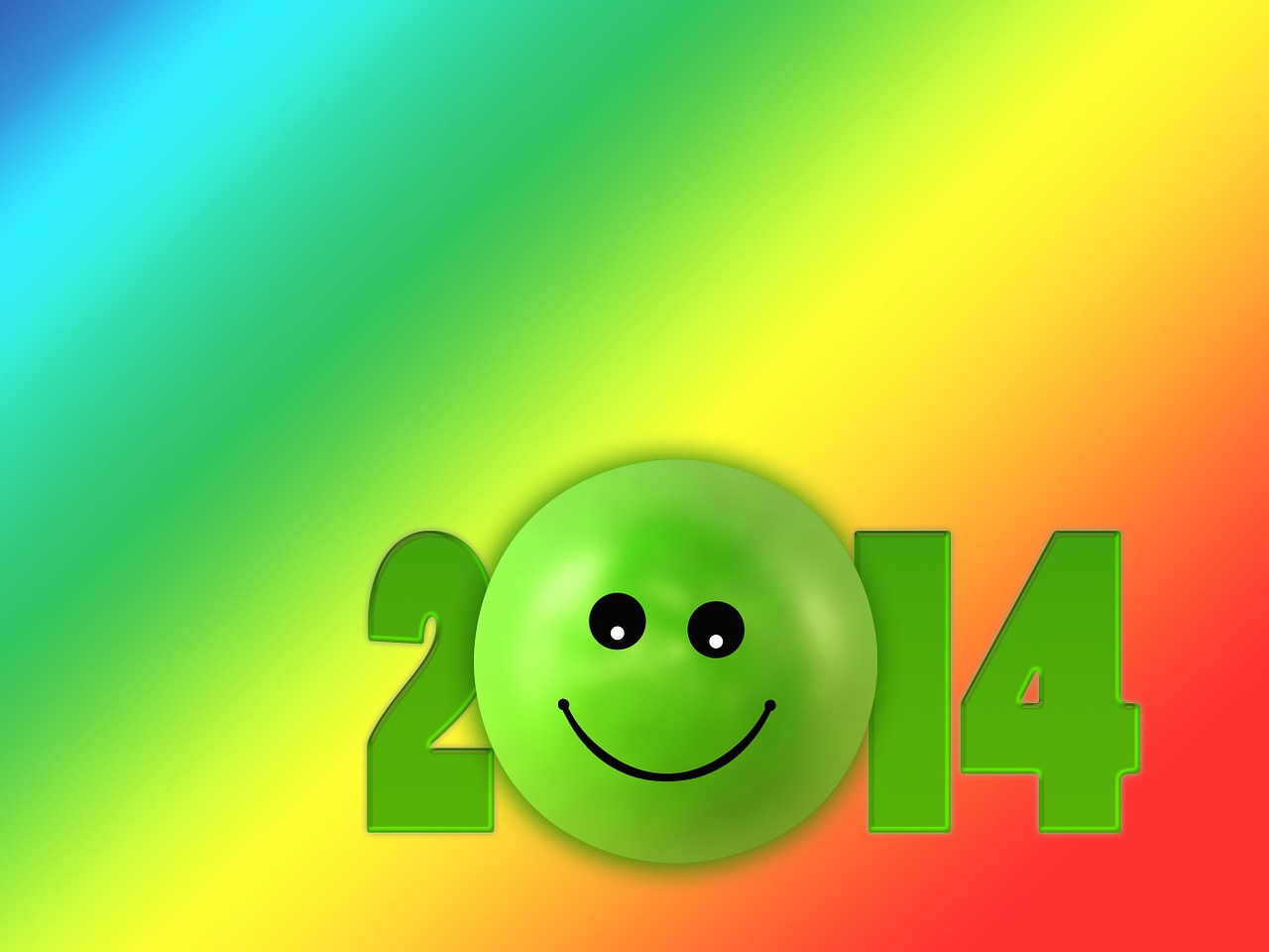 Sylvesteris, Naujųjų Metų Diena, 2014, Spalva, Spalvinga, Smiley, Smilie, Šypsenėlė, Šypsena, Džiaugsmas